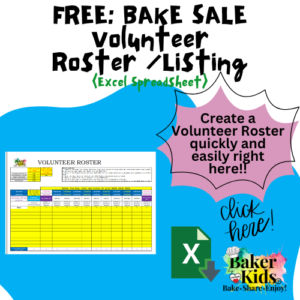 Baker Kids Volunteer Roster / Listing Tool