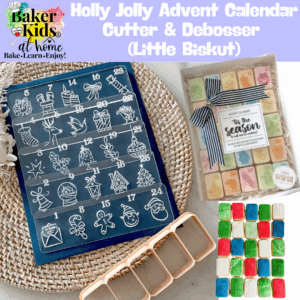 Holly Jolly Advent Cutter & Debosser Set