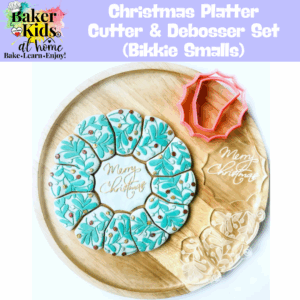 Christmas Wreath Platter Cutter & Debosser Set (Bikkie Smalls)